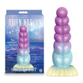 Alien Nation - Stardust Glitter Rainbow Fantasy Dong - Body-Safe Silicone, 21 cm, USB Rechargeable
