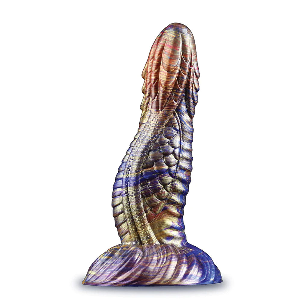 Alien Nation - Pyrexia - 17.8 cm Metallic Fantasy Dong for Enhanced Pleasure (Body-Safe, Non-Toxic Material)
