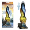 Alien Nation Dong – USB Rechargeable, Thrusting – Gold/Blue & Black – 25.4 cm