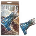 Alien Nation - Gila - Blue/Gold 14 cm Body-Safe Silicone Penis Sheath (Waterproof, Flexible Design)