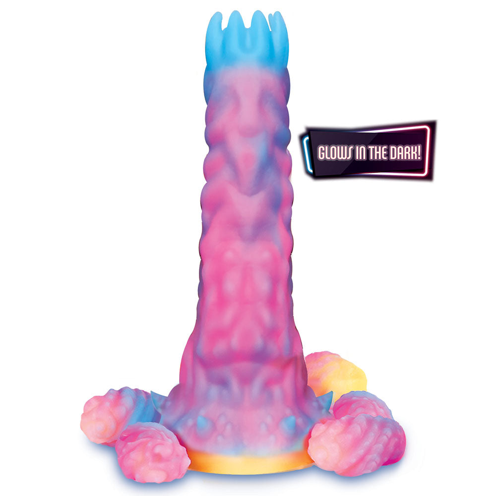 Alien Nation - Colorful 22.9 cm Ovipositor Fantasy Dildo - Body-Safe & Unique Design