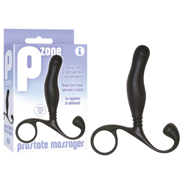 P-Zone Prostate Massager - Black 10 cm | Body-Safe, USB Rechargeable, Wellness-Focused