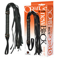 Orange Is The New Black - Whip-it! - Premium Black Flogger Whip (Body-Safe, Versatile & Durable)