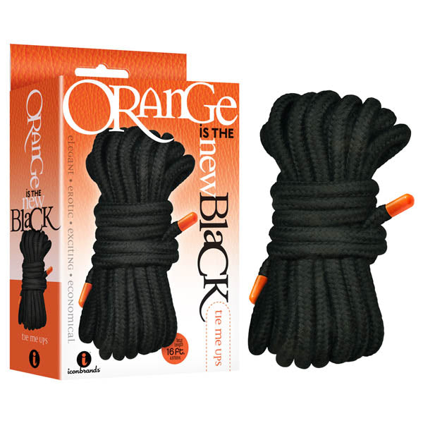 Orange Is The New Black - 5m Bondage Rope for Versatile Tying and Restraint - Gender-Neutral, Body-Safe Material