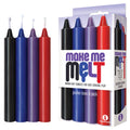 Make Me Melt Eco-Friendly Drip Candles - Passion Tones - 4 Pack (Sustainable, Aromatic Home Decor)
