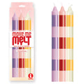 The 9's Pastel Coloured Drip Candles – Soothing Ambiance – 3 Pack