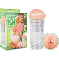 Hey 19! Lucy Tyler - Body-Safe Teen Vagina Stroker in Flesh/Clear (Discreet, Durable, and Easy to Clean)