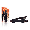 The 9's Orange Is The New Black Bone Gag Restraint - Black and Orange Mouth Accessory for Enhanced Sensory Play