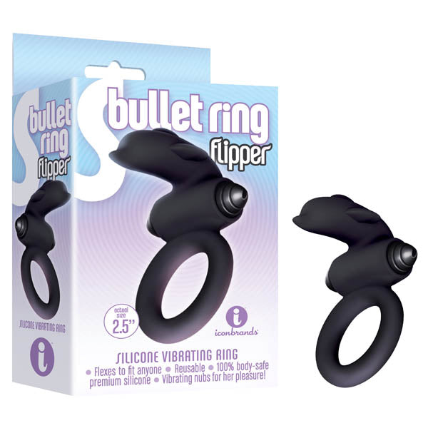 Intimelly Vibrating Cock Ring – Body-Safe Silicone for Enhanced Intimacy – Black