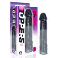 The 9's Sleeves – Body-Safe Silicone – Black – 7.6 cm