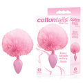 Cottontails Body-Safe Silicone Pink Bunny Tail Butt Plug – Perfect for All Genders (Toy for Playful Wellness)
