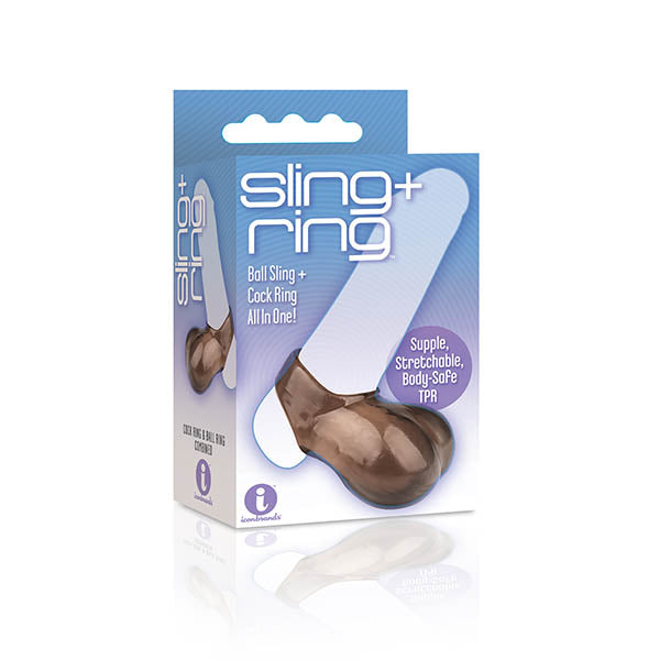 The 9's Body-Safe Cock & Balls Ring – Black (Adjustable Fit, Premium Silicone)