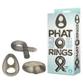 The 9's Phat Rings - Body-Safe Silicone Cock Ring Set - 3 Smoke Rings for Enhanced Pleasure