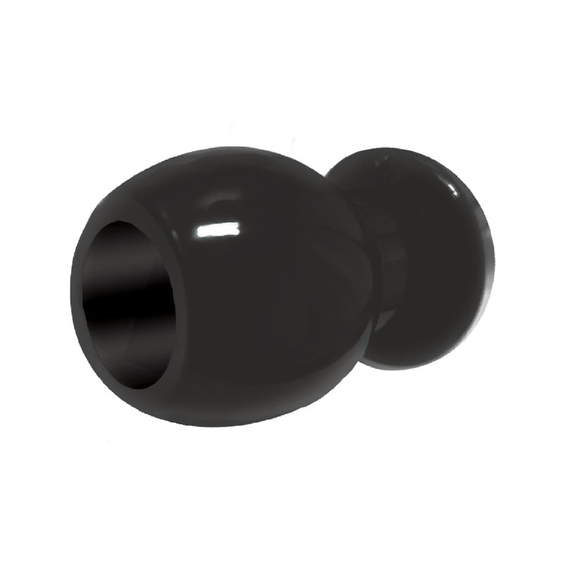 The 9's Port Hole black hollow tunnel butt plug – image 3