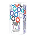Baller's Dozen - Body-Safe Beaded Cock Rings - 12 Individually Wrapped for Ultimate Comfort and Pleasure
