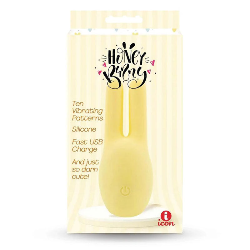 Buzzy Buddy Honey Bunny - Yellow USB Rechargeable Wellness Stimulator for All Genders
