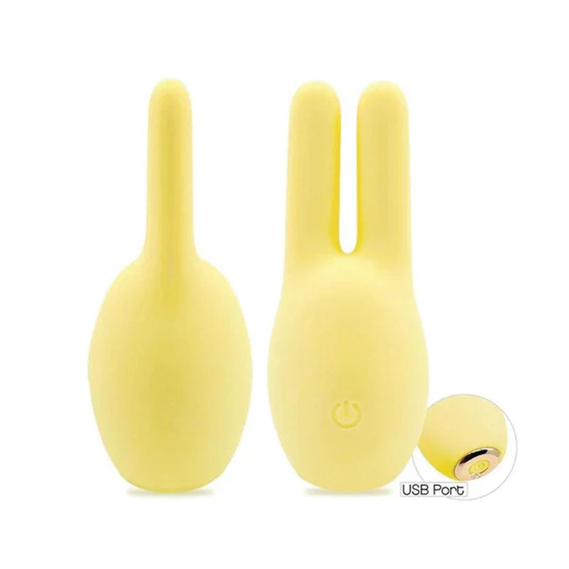 Buzzy Buddy Honey Bunny - Yellow USB Rechargeable Wellness Stimulator for All Genders