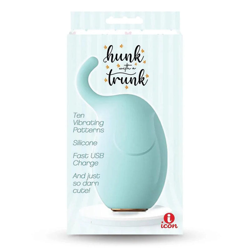 Buzzy Buddy, Hunk with a Trunk - Aqua USB Rechargeable Wellness Stimulator for All Bodies