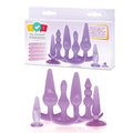 Try-Curious Anal Toys Kit – Set of 6 – Purple