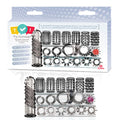 Try-Curious Clear Cock Ring & Sleeve Set – 15 Piece Collection (Body-Safe, Versatile Pleasure Enhancer)