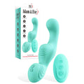 Adam & Eve THE WAVE RIDER - Teal USB Rechargeable Triple Stimulating Massage Pad with Remote Control