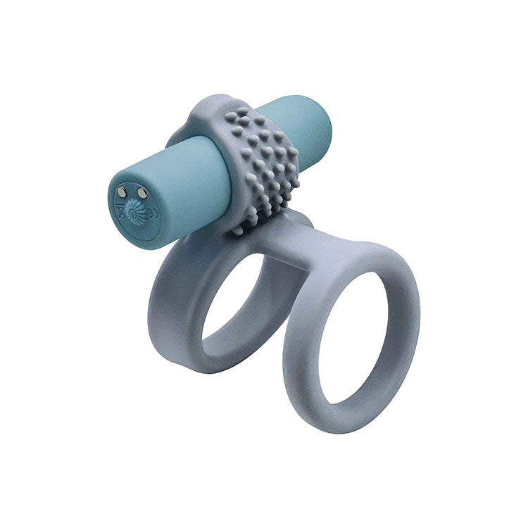 Adam & Eve Cock Rings – Rechargeable, Body-Safe Silicone – Black – Set of 3