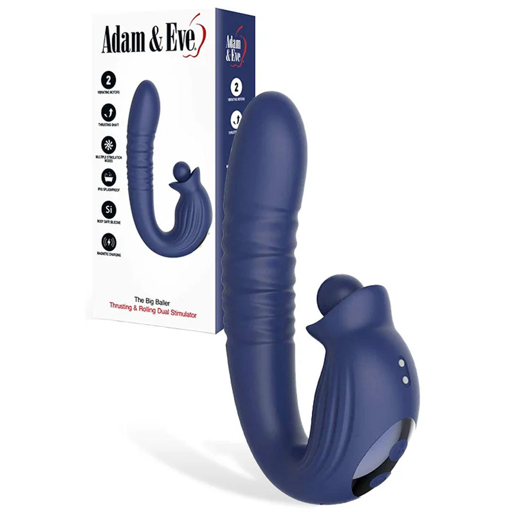 Soothe Body-Safe Silicone G-Spot Vibrator – Ocean Teal (USB Rechargeable, 20 cm)