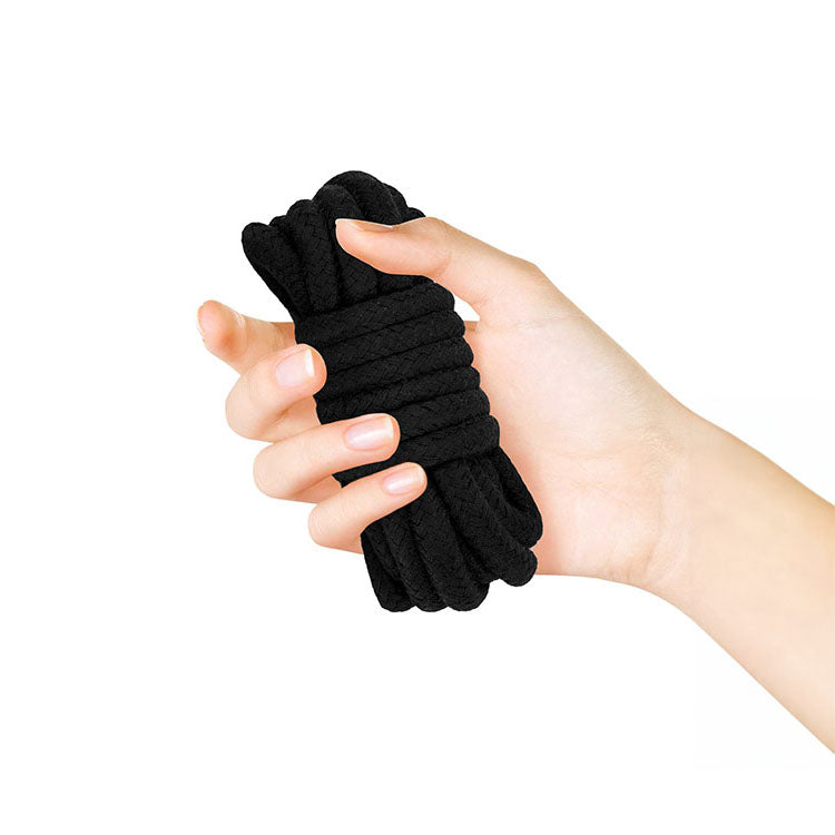 Adam & Eve Premium Bondage Rope – 4.5 Metres (15 Feet) – Soft, Durable Black Restraint Rope for Safe Play