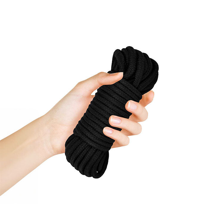 Adam & Eve Premium Bondage Rope – 9 Metre (30 Feet) - Safe and Durable Black Restraint Rope for Enhanced Pleasure