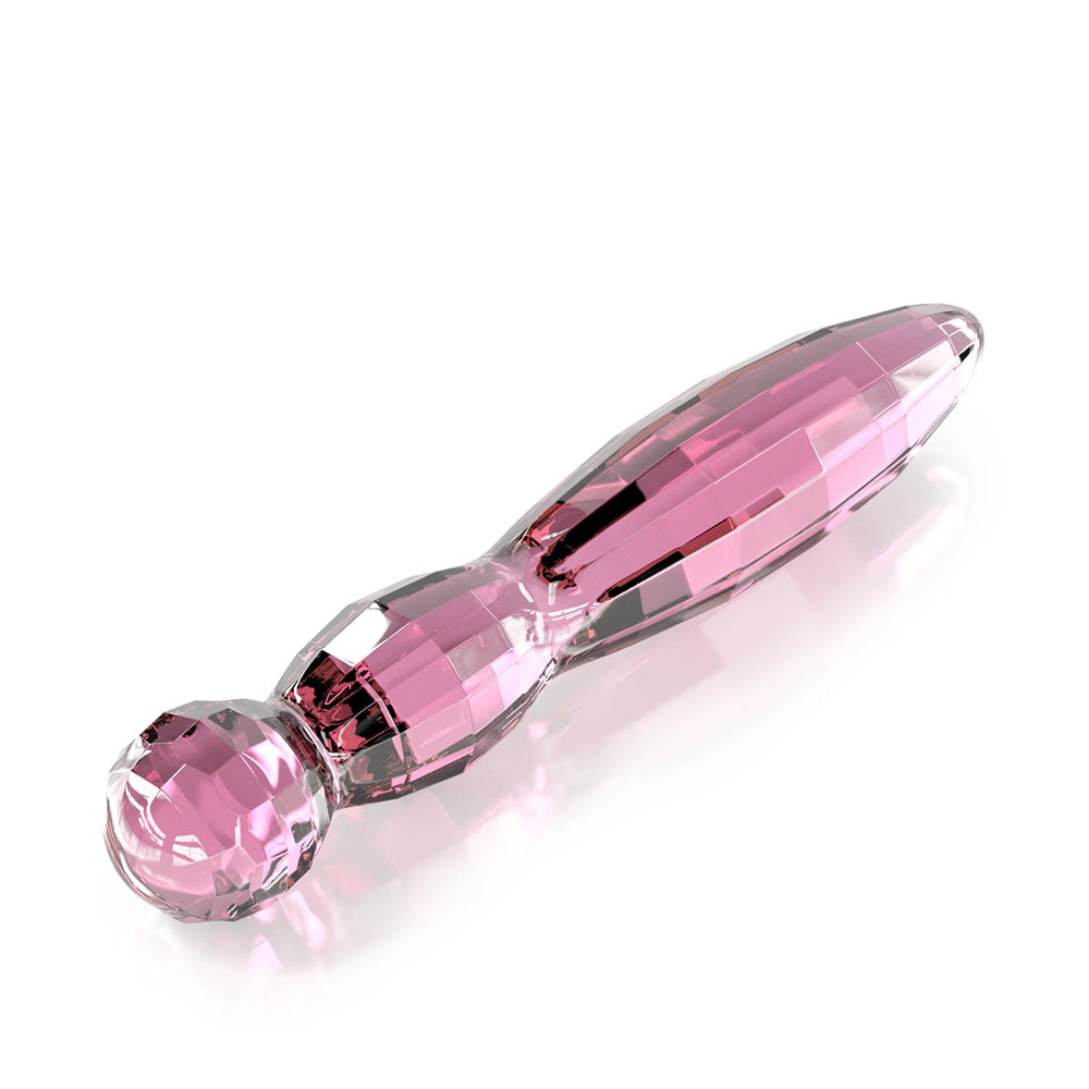 JimmyJane Dillenia Cissus - Body-Safe Clear Pink Glass Dildo (19.5 cm, Non-Toxic, Gender-Neutral)