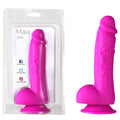 Maia Josi Body-Safe Silicone Dong – Vibrant Purple (20.3 cm, USB Rechargeable)