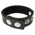 KinkLab Adjustable Neoprene Cock Ring - Versatile 5-Snap Design in Black (Comfortable and Body-Safe)