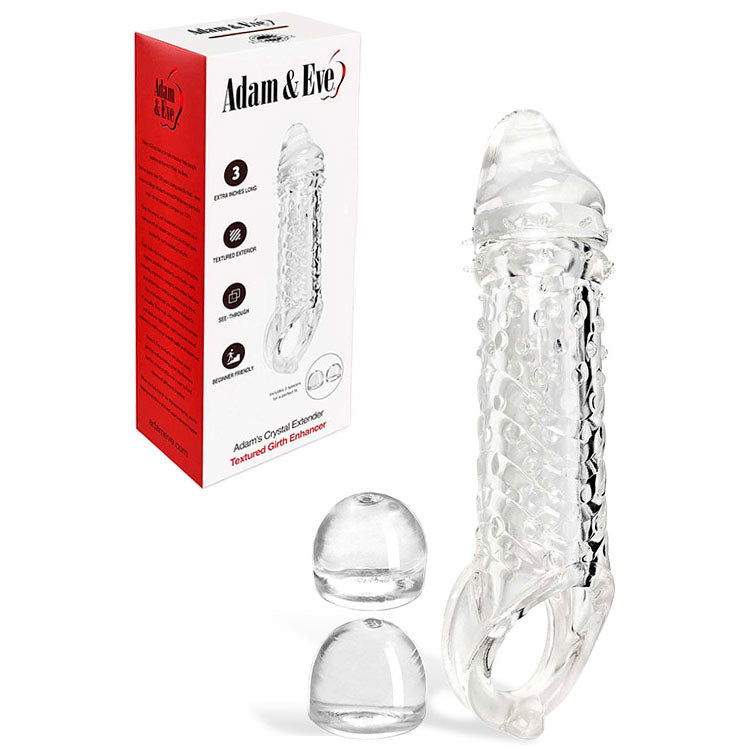 Adam & Eve Sleeve – Adjustable Inner – Clear – 22.9 cm