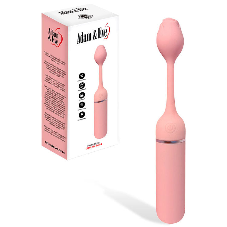 Adam & Eve Bullet – Rechargeable, Body-Safe Silicone – Pink