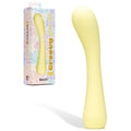 Adam & Eve Vibrator – Rechargeable, Body-Safe Silicone – Yellow – 18.4 cm