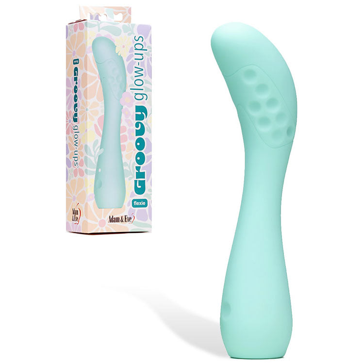 Adam & Eve G-Spot Vibrator – USB Rechargeable, Body-Safe Silicone – Blue – 19 cm