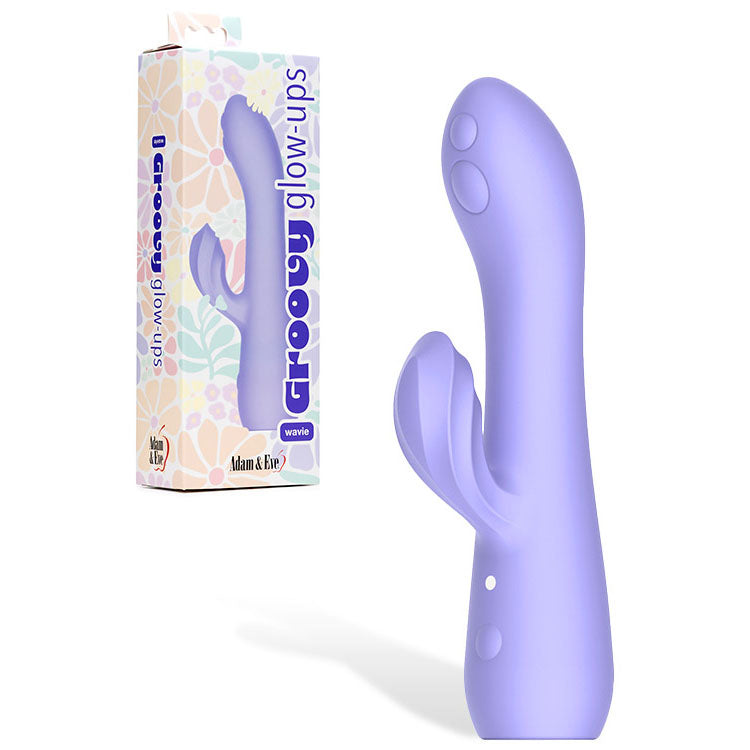 Adam & Eve Vibrator – USB Rechargeable, Body-Safe Silicone – Purple – 16.5 cm