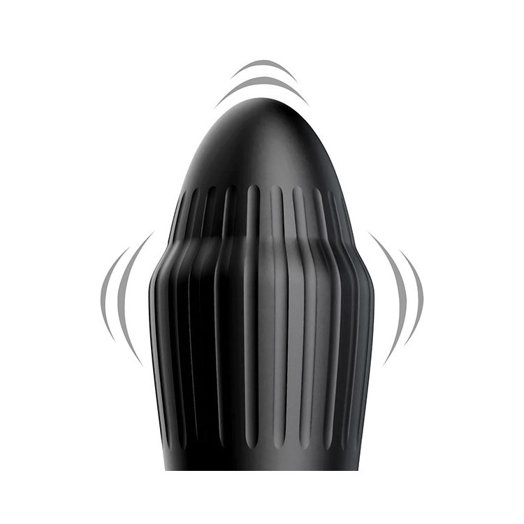 Adam & Eve Anal Toy – Thrusting, USB Rechargeable – Black – 14 cm