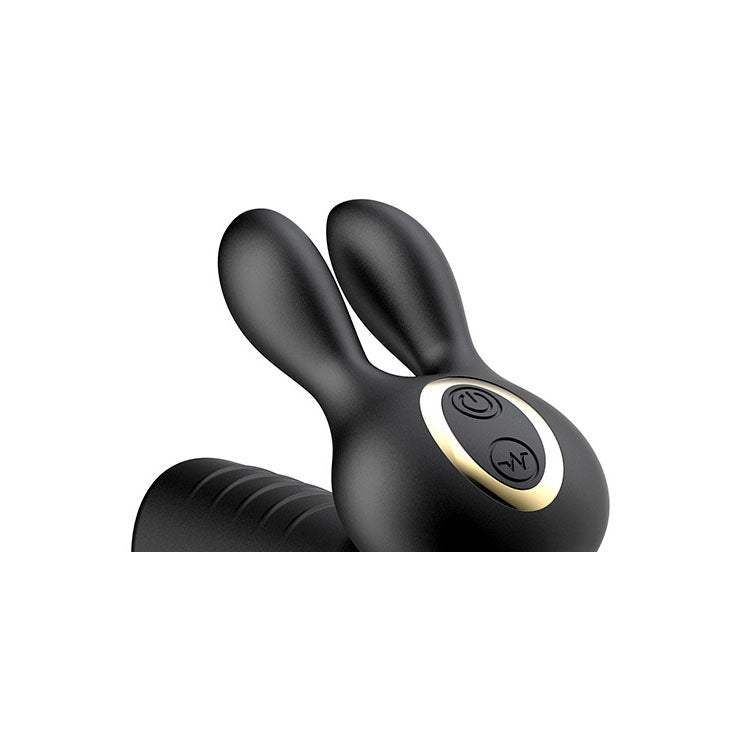 Adam & Eve Cock Ring – Rechargeable, Wireless Remote – Black