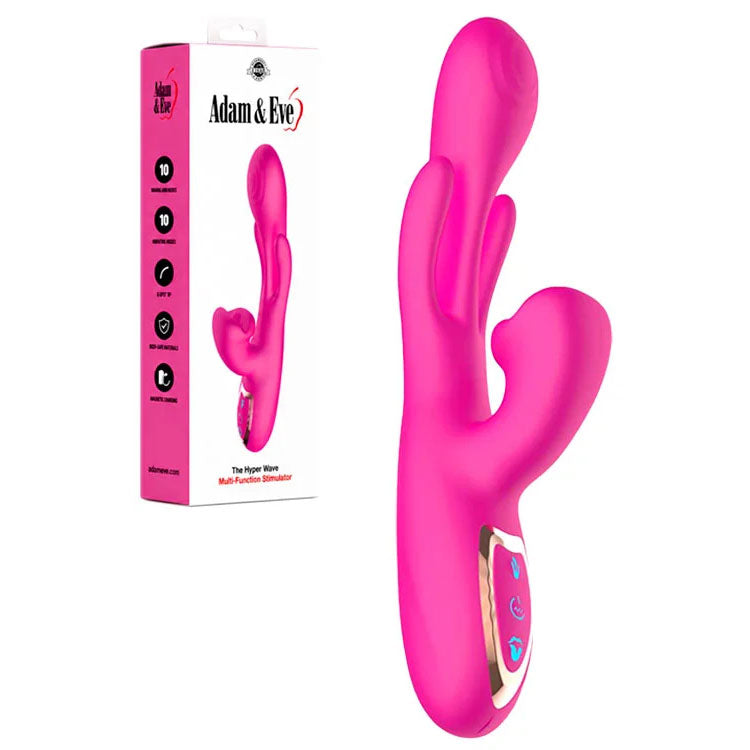 Adam & Eve Hyper Wave pink rabbit vibrator