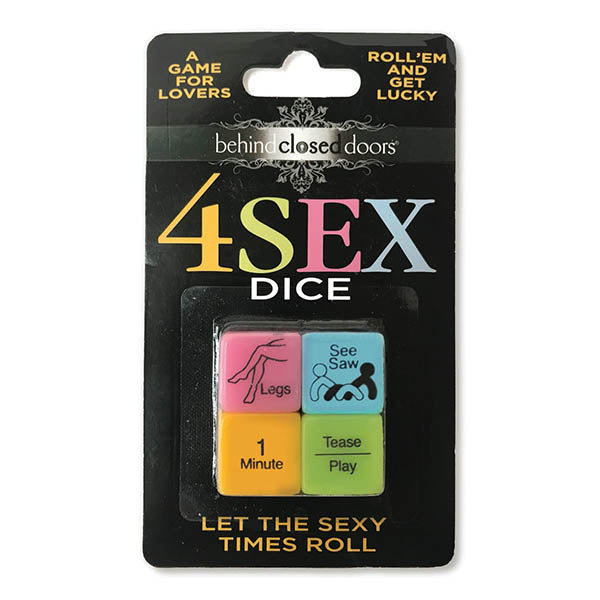 Behind Closed Doors - Couples' Sex Dice Game - Fun & Engaging Adult Activity for Intimacy