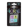 Behind Closed Doors - Couples' Oral Pleasure Dice Game - 4 Fun Dice for Intimate Exploration