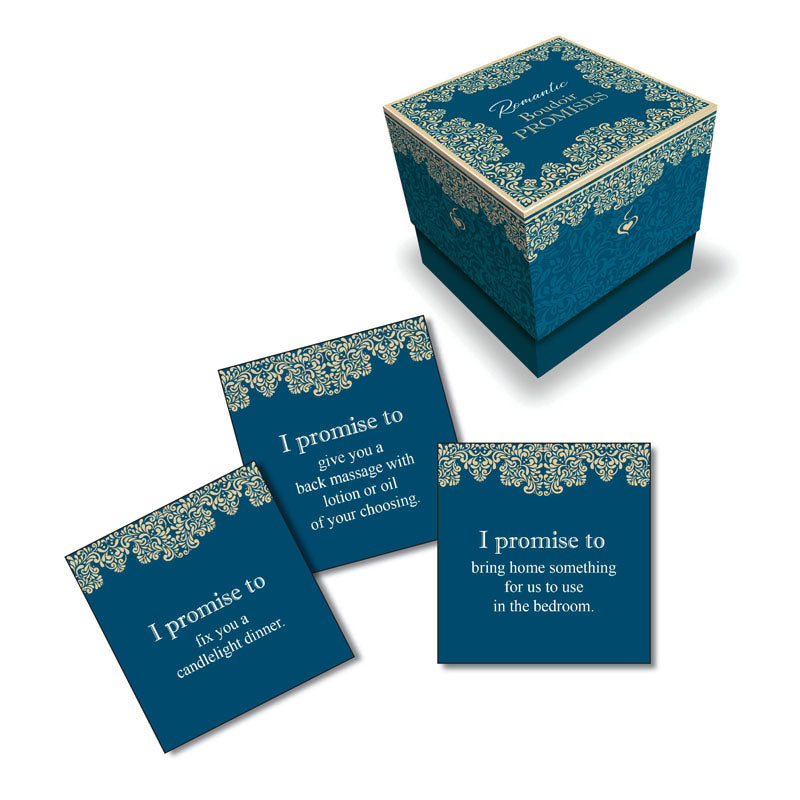 Romantic Boudoir Promises Activity Cards – Set of 30 for Couples – Intimate Connection & Wellness