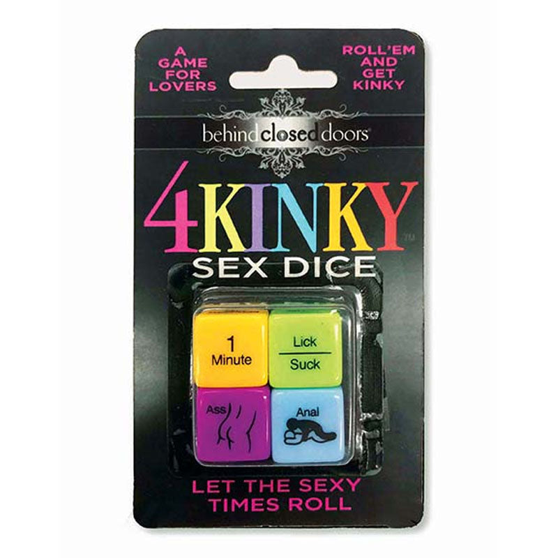 Behind Closed Doors Games – Kinky Dice Set – Multi-Color