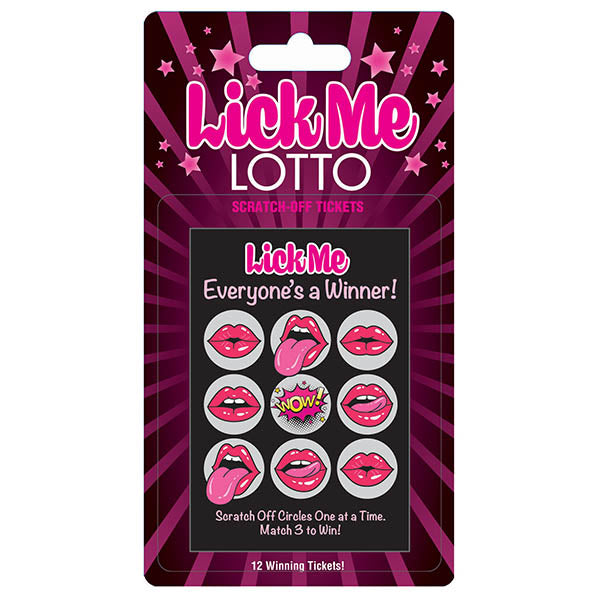 Lick Me Lotto - Fun & Flirty Scratch-Off Game for Adults