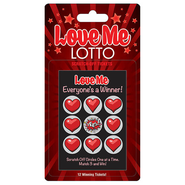 Love Me Lotto - Fun and Flirty Scratch-Off Game for Couples