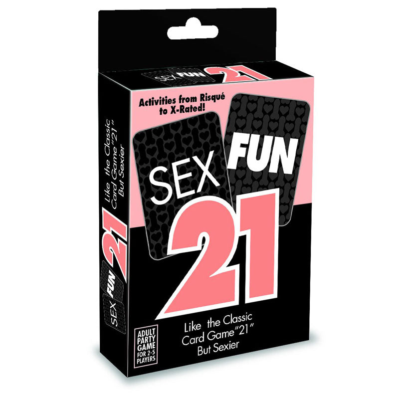 Sex Fun 21 - Engaging Adult Card Game for Couples and Friends - Perfect for Game Night and Bonding