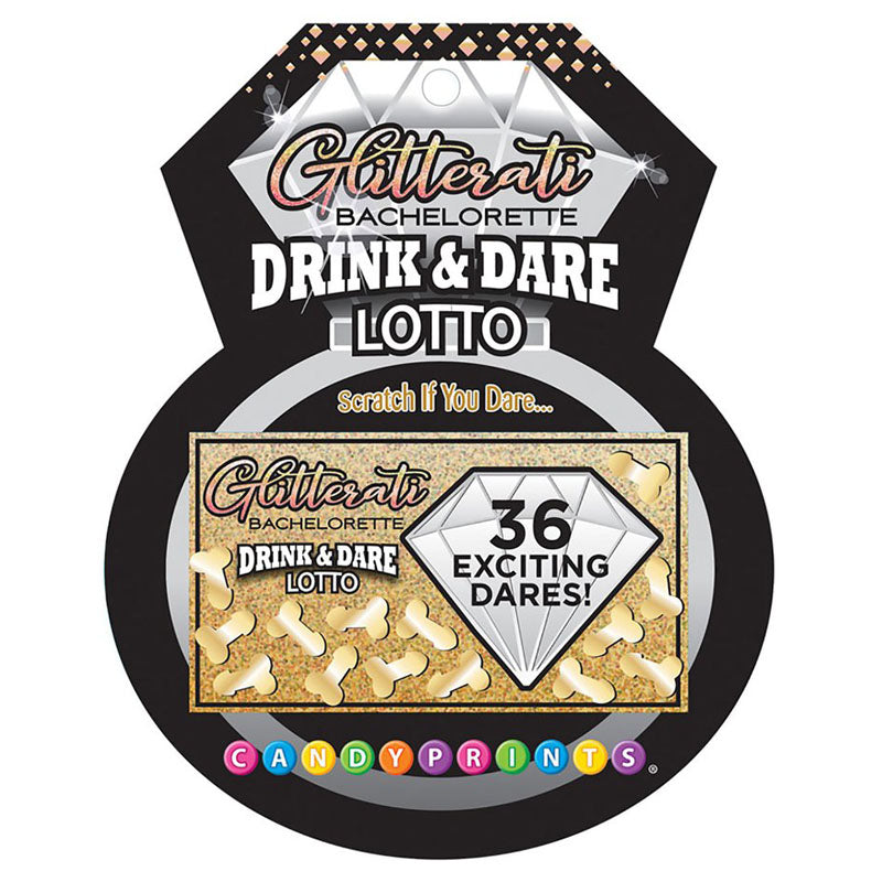 Glitterati - Fun and Interactive Drink and Dare Lotto Game for Hens Parties
