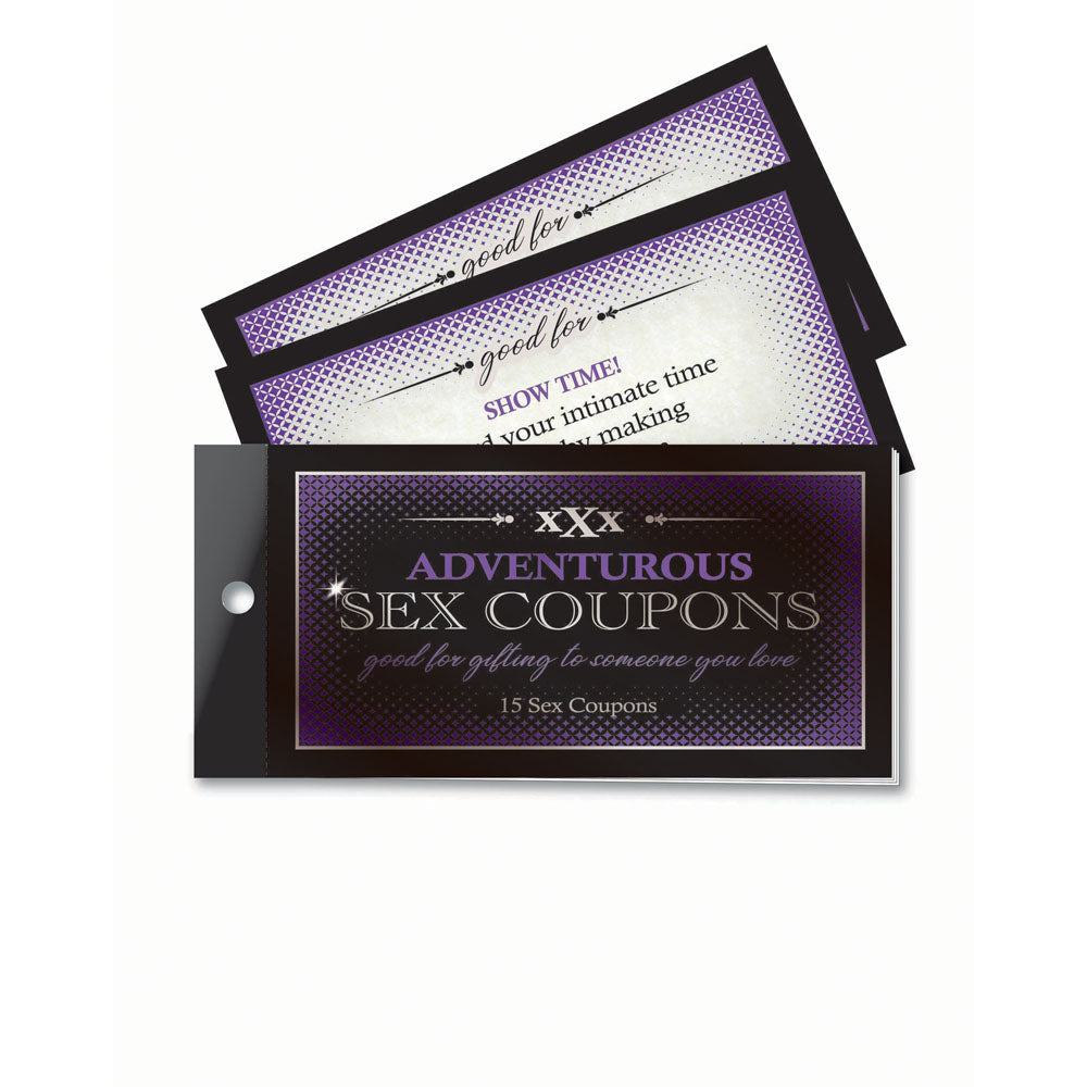 Adventurous Intimacy Coupons - Set of 15 Unique Experience Vouchers for Couples