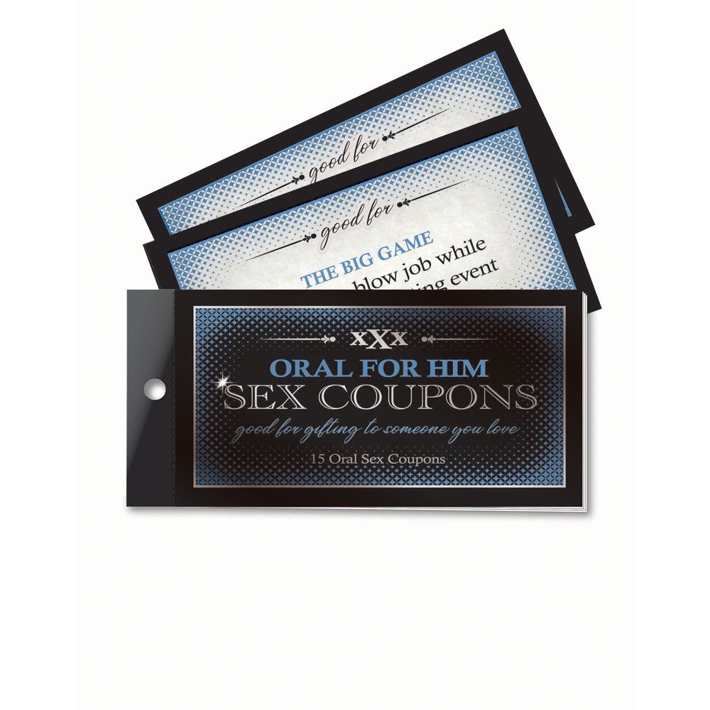 Oral Pleasure Coupons for Him – Set of 15 Romantic Experience Cards